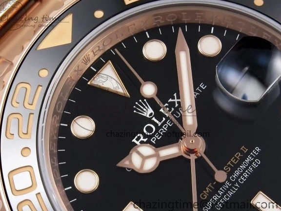 MiroTime 0312 GMT-Master II 126715 CHNR ARF 1:1 Best Edition Black Dial on RG Bracelet VR3285 CHS FastDry 1660